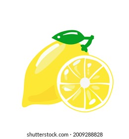 anuncio de limón vectorial para alimentos o bebidas