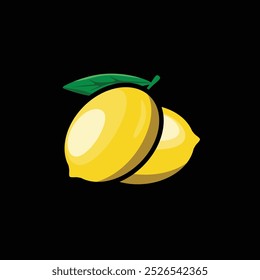 vetor de frutos de limão logotipo