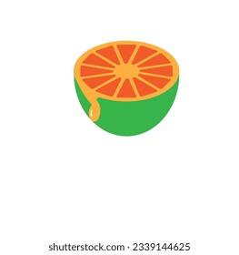 VektorZitronenlogo oder minimalistische Illustration 