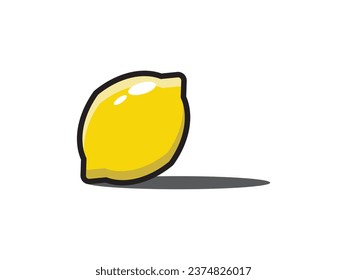  limón vectorial, parece fresco y tentador