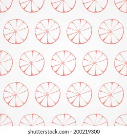 Vector lemon pattern, seamless background 