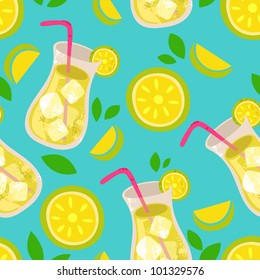 Vector lemonade pattern