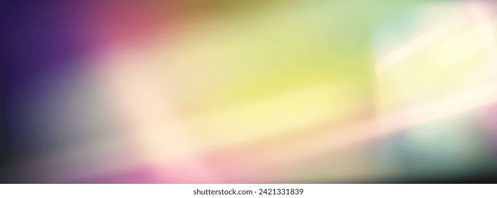 Сolourful vector lens, crystal rainbow  light  and  flare transparent effects.Overlay for backgrounds.Triangular prism concept.