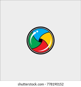 Vector of Lens Photography Icon