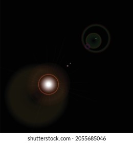 Vector Lense Flare with Reflection