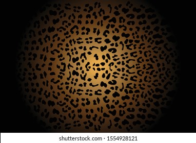 Vector leopard background. Modern Design safari. Wild art with illuminated pattern of black panther spots. Fashion Vector illustration. Trend animal safari print. graphic lion skin spots for t shirt
