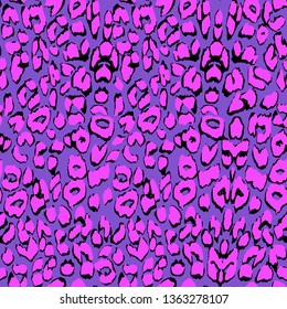 Vector leopard background. Seamless pattern.Animal print.