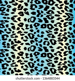 Vector leopard background. Seamless pattern.Animal print.