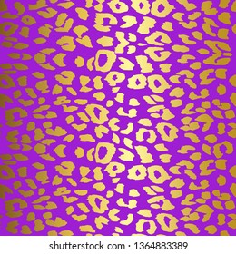 Vector leopard background. Seamless pattern.Animal print.