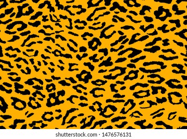Vector leopard background. Seamless pattern.Animal print. 