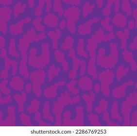 Vector Leopard Bicolor Abstract Retro Fashion Seamless Pattern Textile Design Minimal Geometric