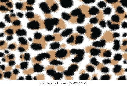 vector leopard camouflage pattern modern yellow print background