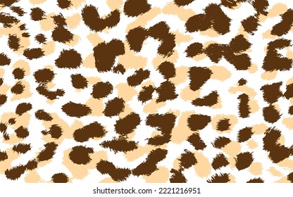 vector leopard camouflage pattern modern yellow print background