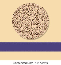 Vector with leopard print