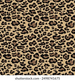 
vector leopard print modern classic design, wild cat animal background