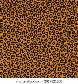 in vector leopard print. seamless leopard skin for clothing or print