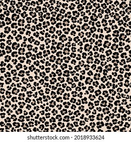 in vector leopard print. seamless leopard skin for clothing or print