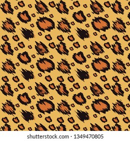 vector leopard print,cheetah print, jaguar print pattern design for printed, fabric design for Womenswear, activewear,  kidswear and menswear and Decorative Home Design, Wallpaper Print. - Vector