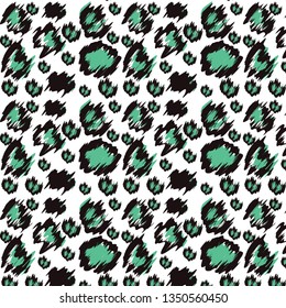 vector leopard print,cheetah print, jaguar print pattern design for printed, fabric design for Womenswear, activewear,  kidswear and menswear and Decorative Home Design, Wallpaper Print. - Vector