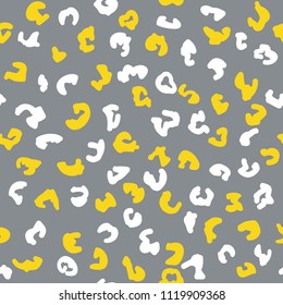 Vector leopard seamless pattern