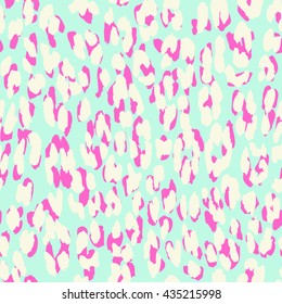 Vector leopard seamless pattern