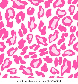 Vector leopard seamless pattern