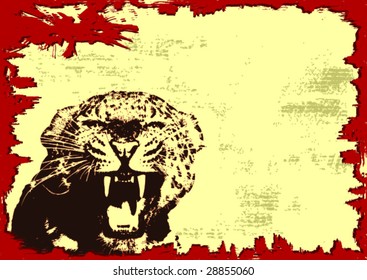 Vector Leopard Template