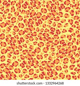 vector leopard texture. vector jaguar skin pattern. Colored leopard skin background. vector leopard skin texture. Wild Jaguar trendy pattern. Cartoon exotic leopard spots .