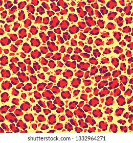 vector leopard texture. vector jaguar skin pattern. Colored leopard skin background. vector leopard skin texture. Wild Jaguar trendy pattern. Cartoon exotic leopard lady trend spots .