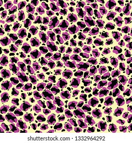 vector leopard texture. vector jaguar skin pattern. Colored leopard skin background. vector leopard skin texture. Wild Jaguar trendy pattern. Cartoon exotic leopard lady trend spots .