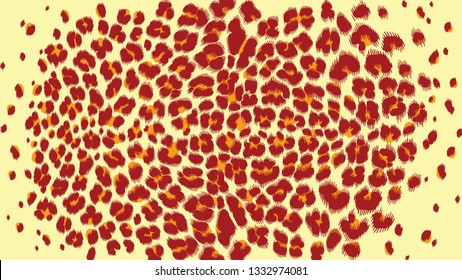 vector leopard texture. vector jaguar skin pattern. Colored leopard skin background. vector leopard  skin texture. Wild  Jaguar  trendy pattern. Cartoon exotic  leopard lady trend spots .