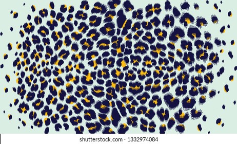 vector leopard texture. vector jaguar skin pattern. Colored leopard skin background. vector leopard  skin texture. Wild  Jaguar  trendy pattern. Cartoon exotic  leopard spots .