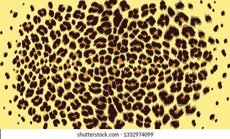 vector leopard texture. vector jaguar skin pattern. Colored leopard skin background. vector leopard  skin texture. Wild  Jaguar  trendy pattern. Cartoon exotic  leopard lady trend spots .