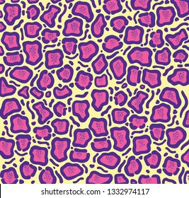 vector leopard texture. vector jaguar skin pattern. Colored leopard skin background. vector leopard  skin texture. Wild  Jaguar  trendy pattern. Cartoon exotic  leopard lady trend spots .