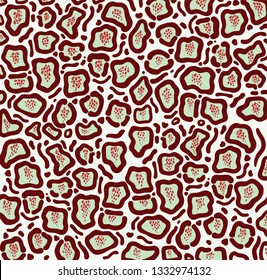 vector leopard texture. vector jaguar skin pattern. Colored leopard skin background. vector leopard  skin texture. Wild  Jaguar  trendy pattern. Cartoon exotic  leopard lady trend spots .