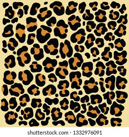 vector leopard texture. vector jaguar skin pattern. Colored leopard skin background. vector leopard  skin texture. Wild  Jaguar  trendy pattern. Cartoon exotic  leopard spots lady trend  print