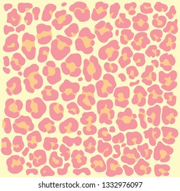 vector leopard texture. vector jaguar skin pattern. Colored leopard skin background. vector leopard  skin texture. Wild  Jaguar  trendy pattern. Cartoon exotic  leopard spots lady trend print 