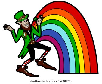 the vector leprechaun