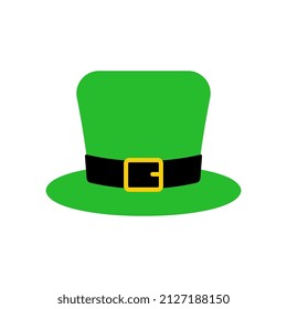 Vector Leprechaun Hat on White Background
