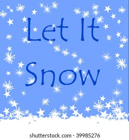 Vector Let It Snow