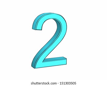 Vector letter 2