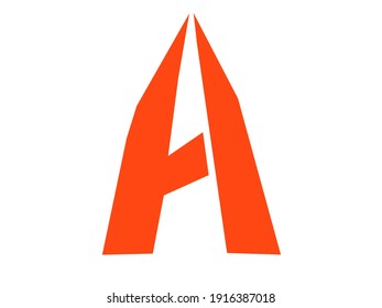 vector letter "A" for logo or ornament