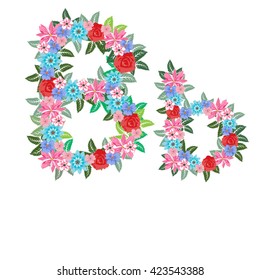 Vector letter B anniversary