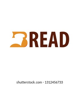 Vector Letter B Bread Logo