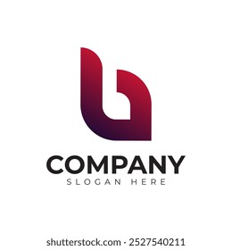 Vector Letra B Logotipo Plantilla Premium