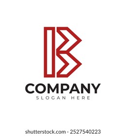 Vektor Buchstabe b Logo Premium-Vorlage