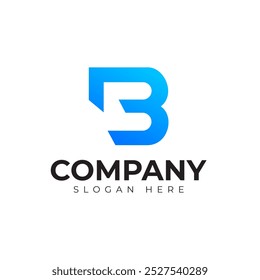 vector letter b logo premium template