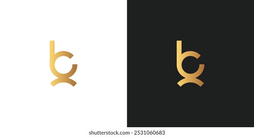 Letra vetorial BC Logo Design