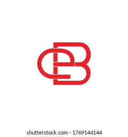 vector of letter be simple geometric line design fit for template decoration