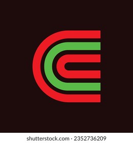 Vector letter c choice logo template